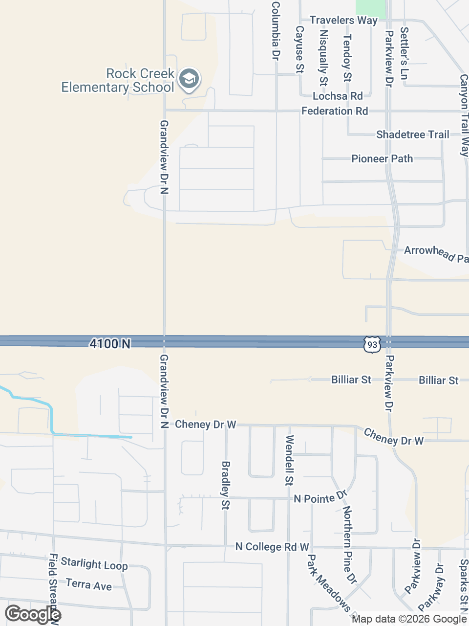 Map showing location of St. Luke’s Retail Pharmacy: Twin Falls
