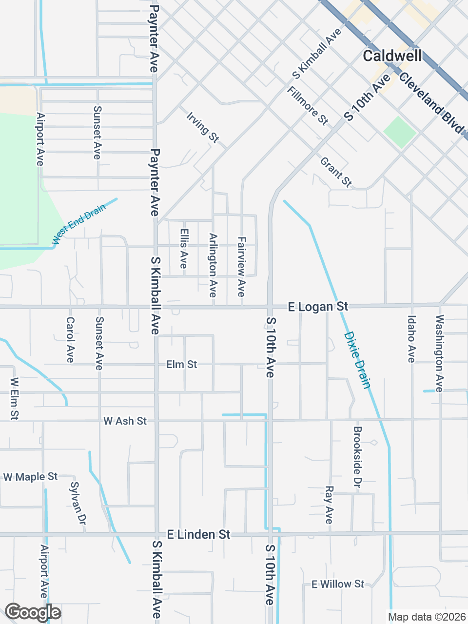 Map showing location of St. Luke’s Clinic - Family Medicine: Caldwell