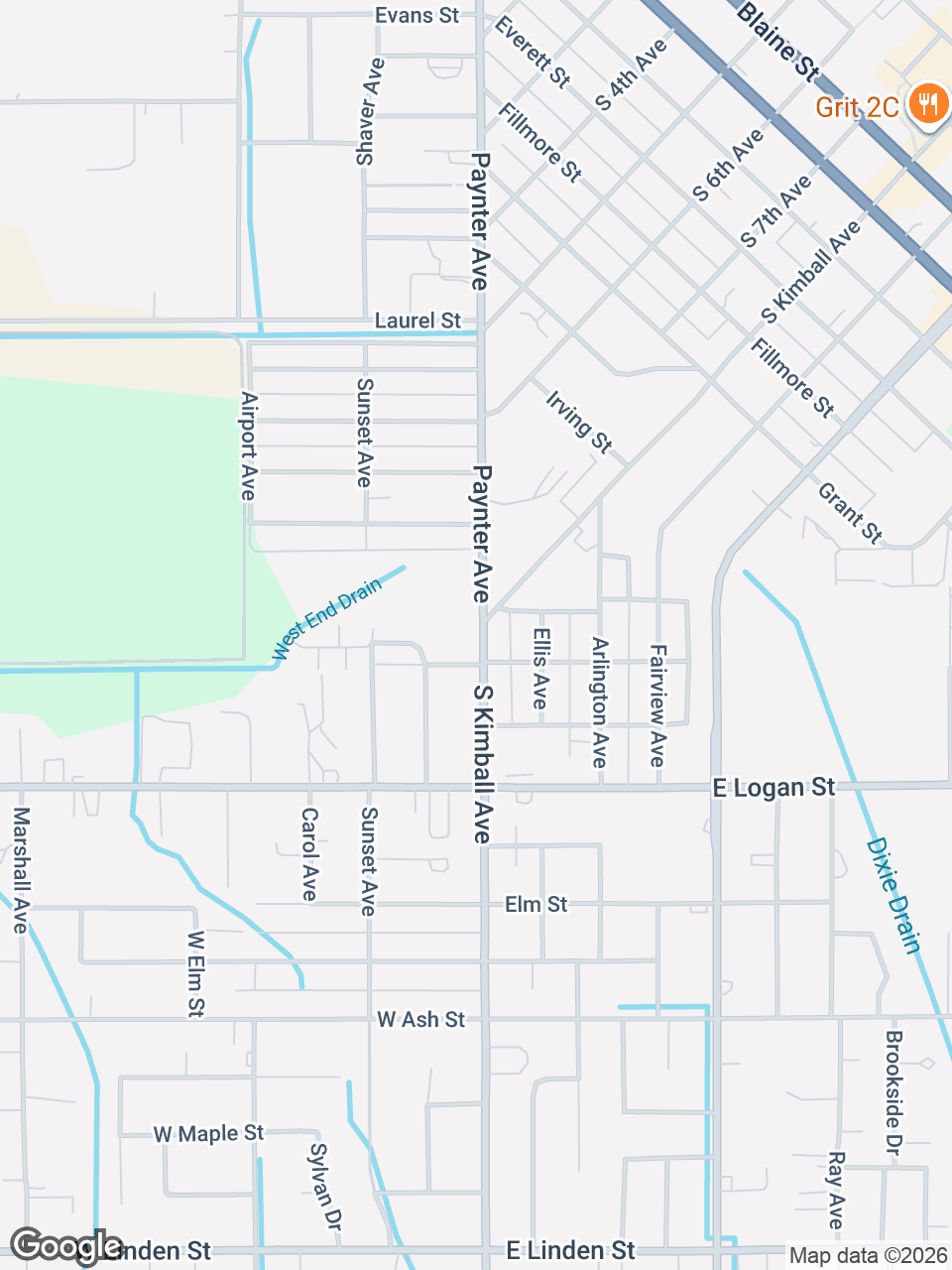 Map showing location of St. Luke’s Children’s Pediatrics: Caldwell