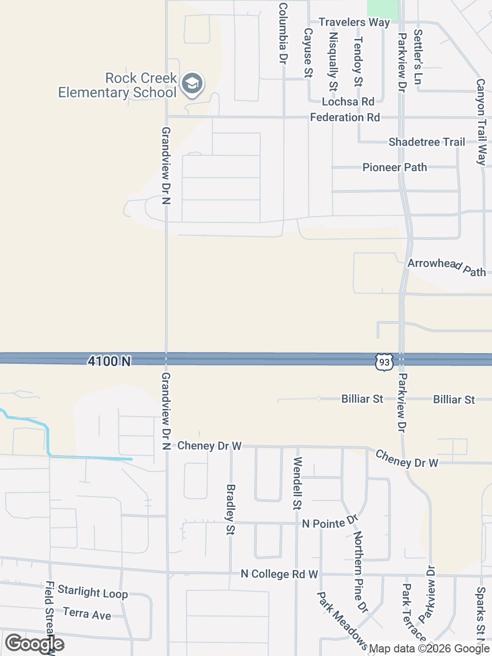 Map showing location of Emergency Care at St. Luke’s Magic Valley